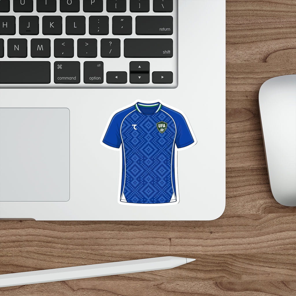Uzbekistan 2026 Home Kit Die-Cut Sticker – Football Vinyl Decal