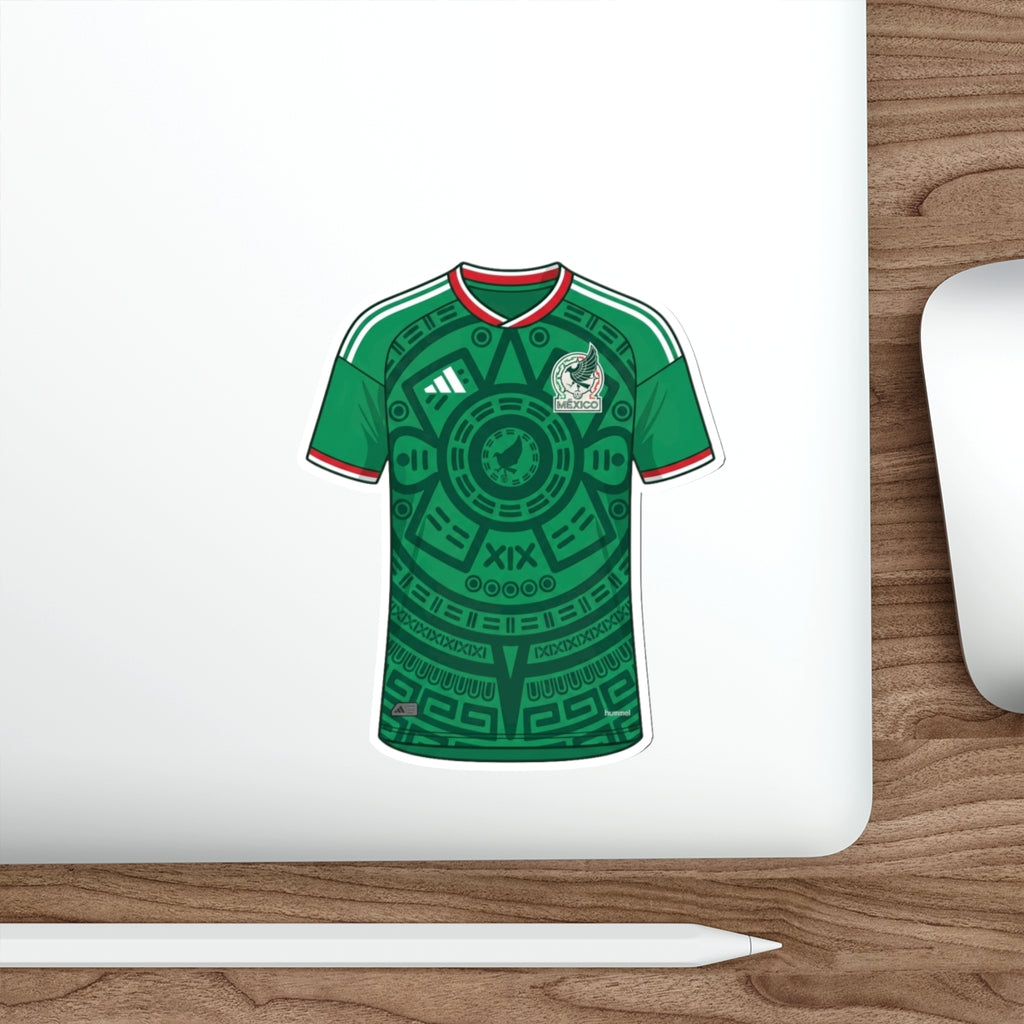Mexico 2026 Home Kit Die-Cut Sticker – Aztec Design Football Decal