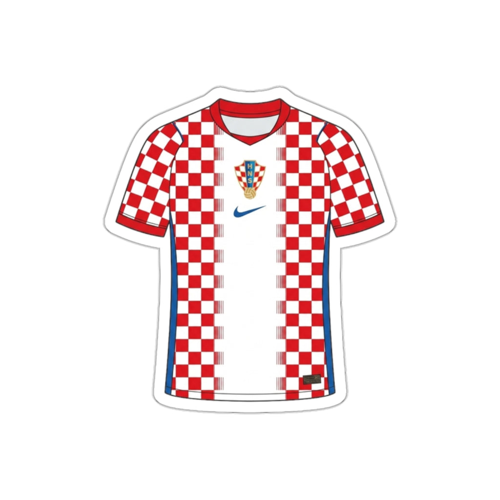 Croatia 2026 Home Kit Die-Cut Sticker – Football Vinyl Decal