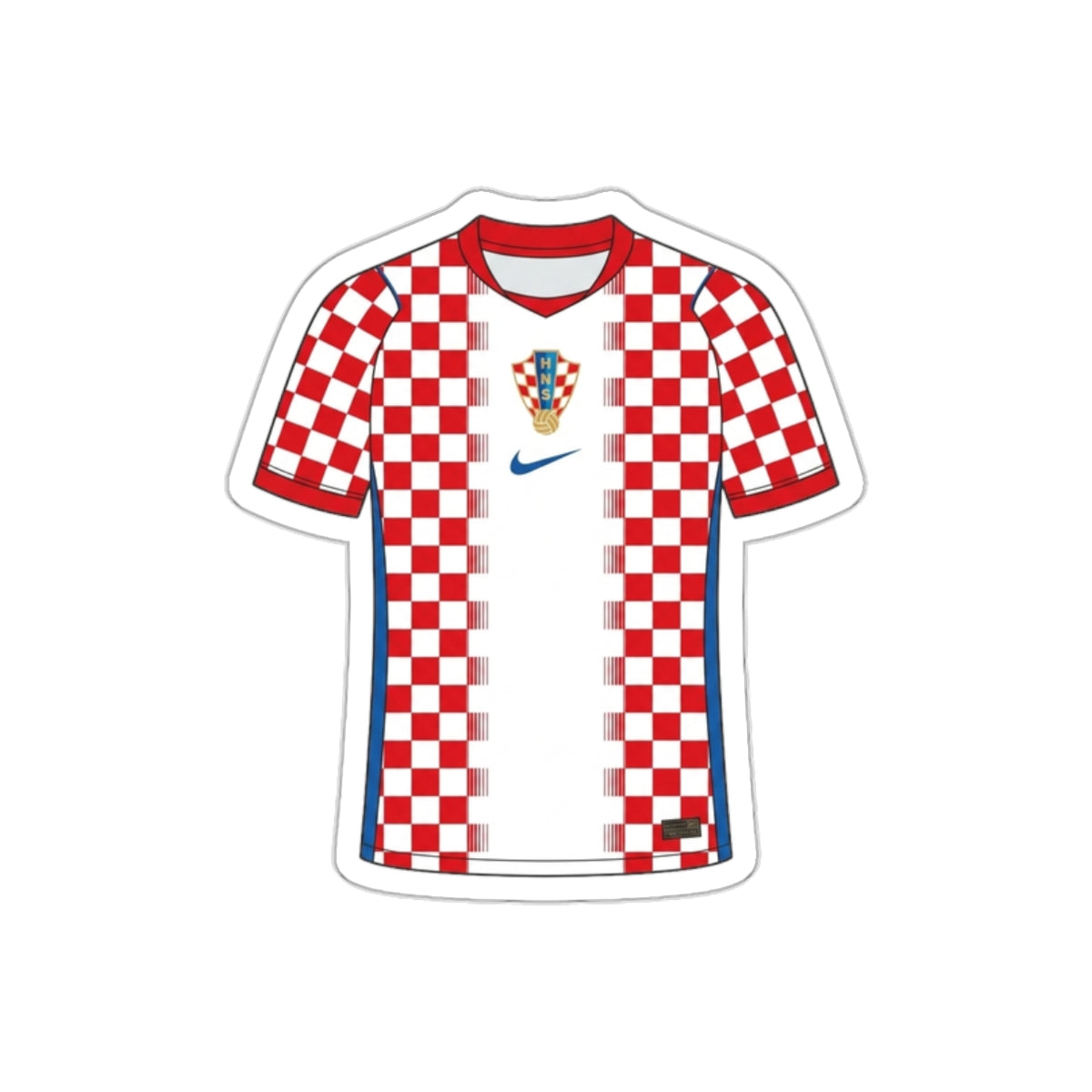 Croatia 2026 Home Kit Die-Cut Sticker – Football Vinyl Decal