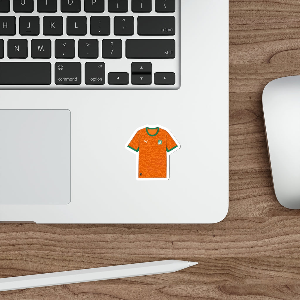 Ivory Coast 2026 Home Kit Die-Cut Sticker – Football Vinyl Decal