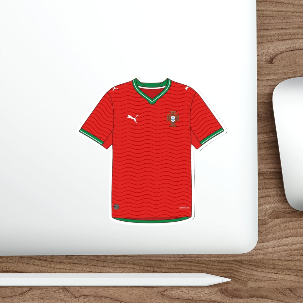 Portugal 2026 Home Kit Die-Cut Sticker – Football Vinyl Decal