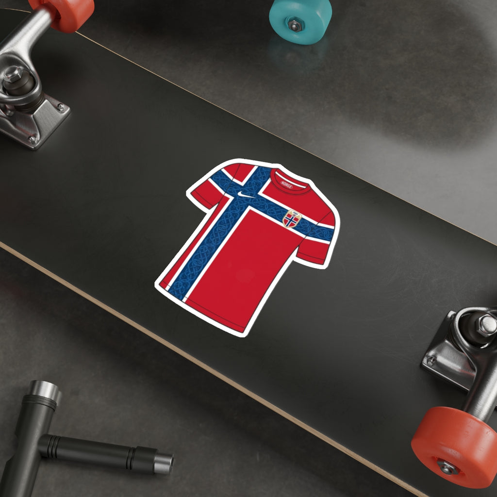 Norway 2026 Home Kit Die-Cut Sticker – Football Vinyl Decal