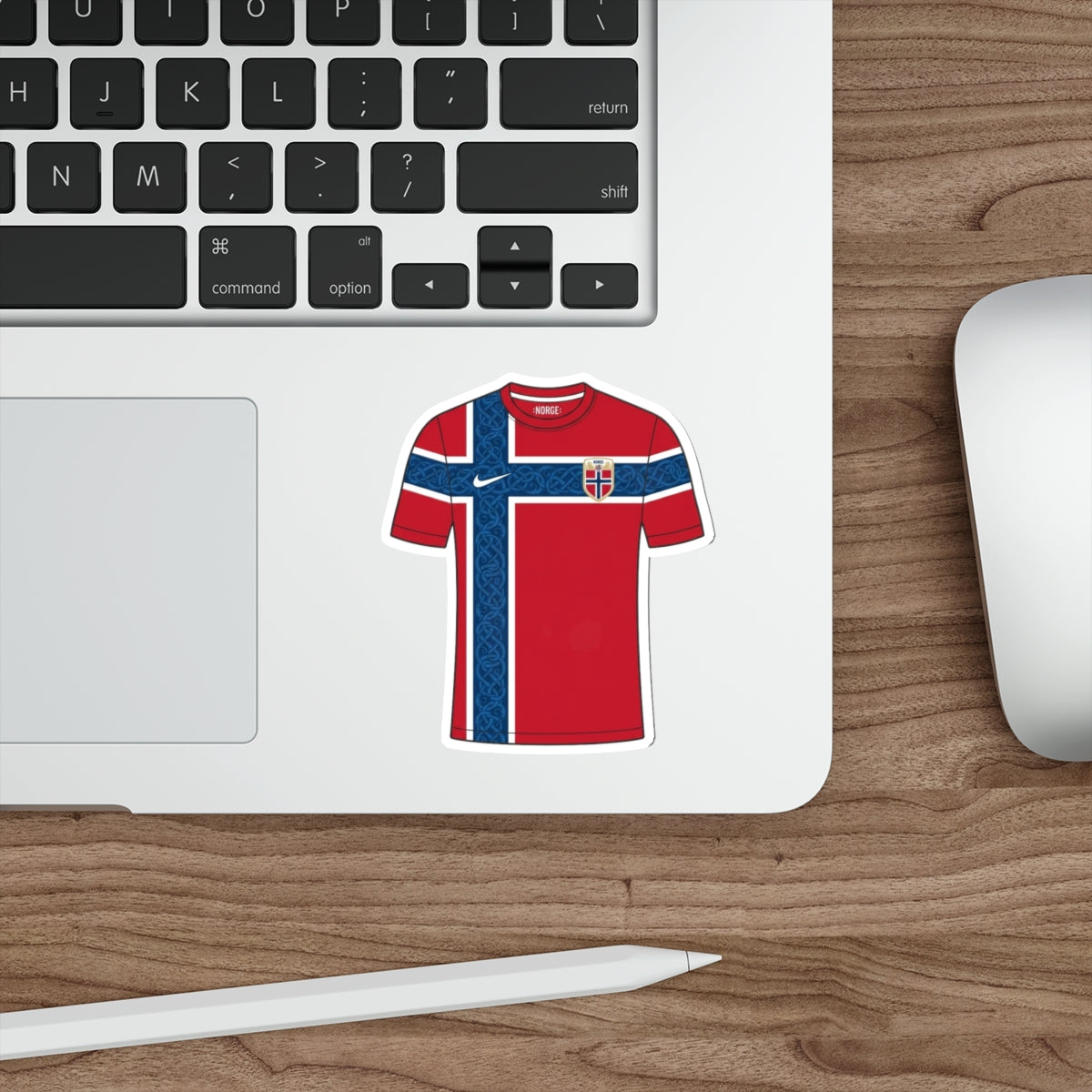 Norway 2026 Home Kit Die-Cut Sticker – Football Vinyl Decal