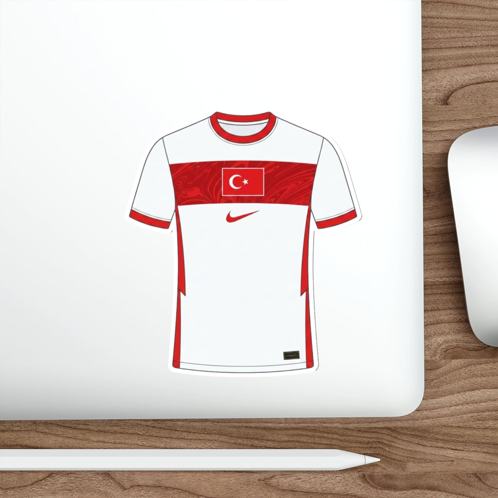 Turkey 2024 Home Kit Die-Cut Sticker – Football Vinyl Decal