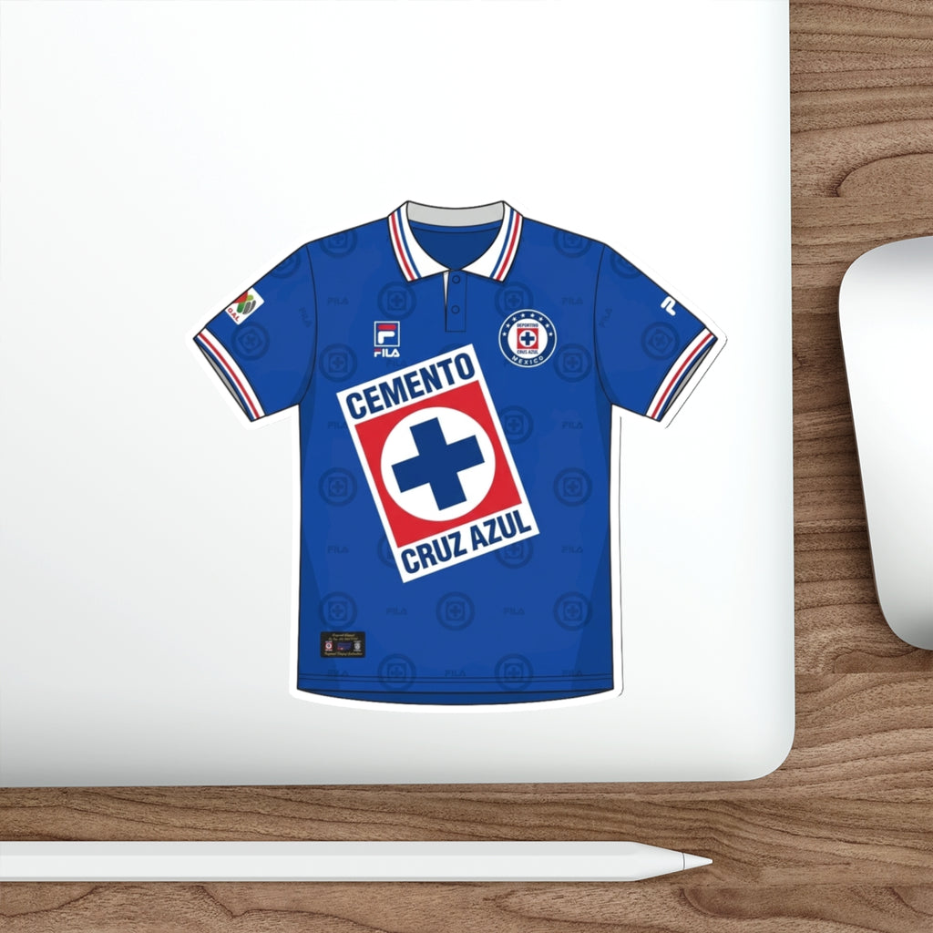 Vintage 1997-1998 Cruz Azul Fila Home Soccer Jersey