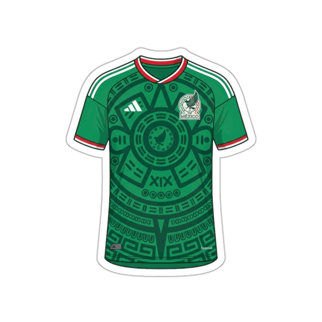 Mexico 2026 Home Kit Die-Cut Sticker – Aztec Design Football Decal