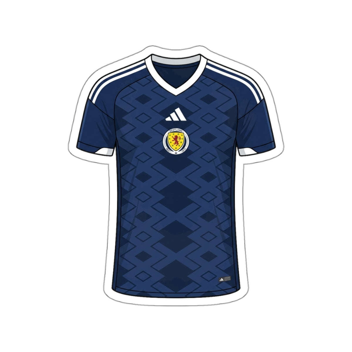 Scotland 2026 Home Kit Die-Cut Sticker – Football Vinyl Decal