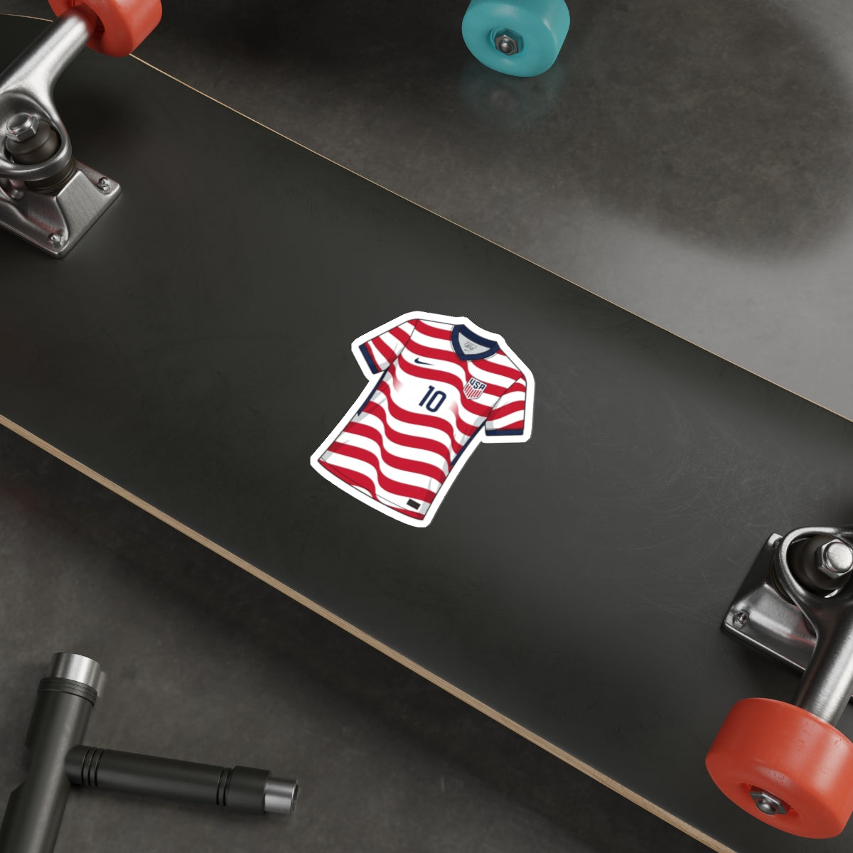 USA 2026 Home Kit Die-Cut Sticker – USMNT Soccer Vinyl Decal