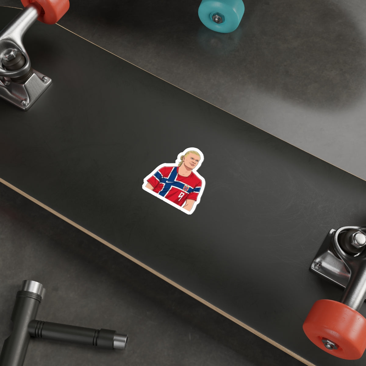 ERLING HAALAND - HAALAND HERMANO STICKER