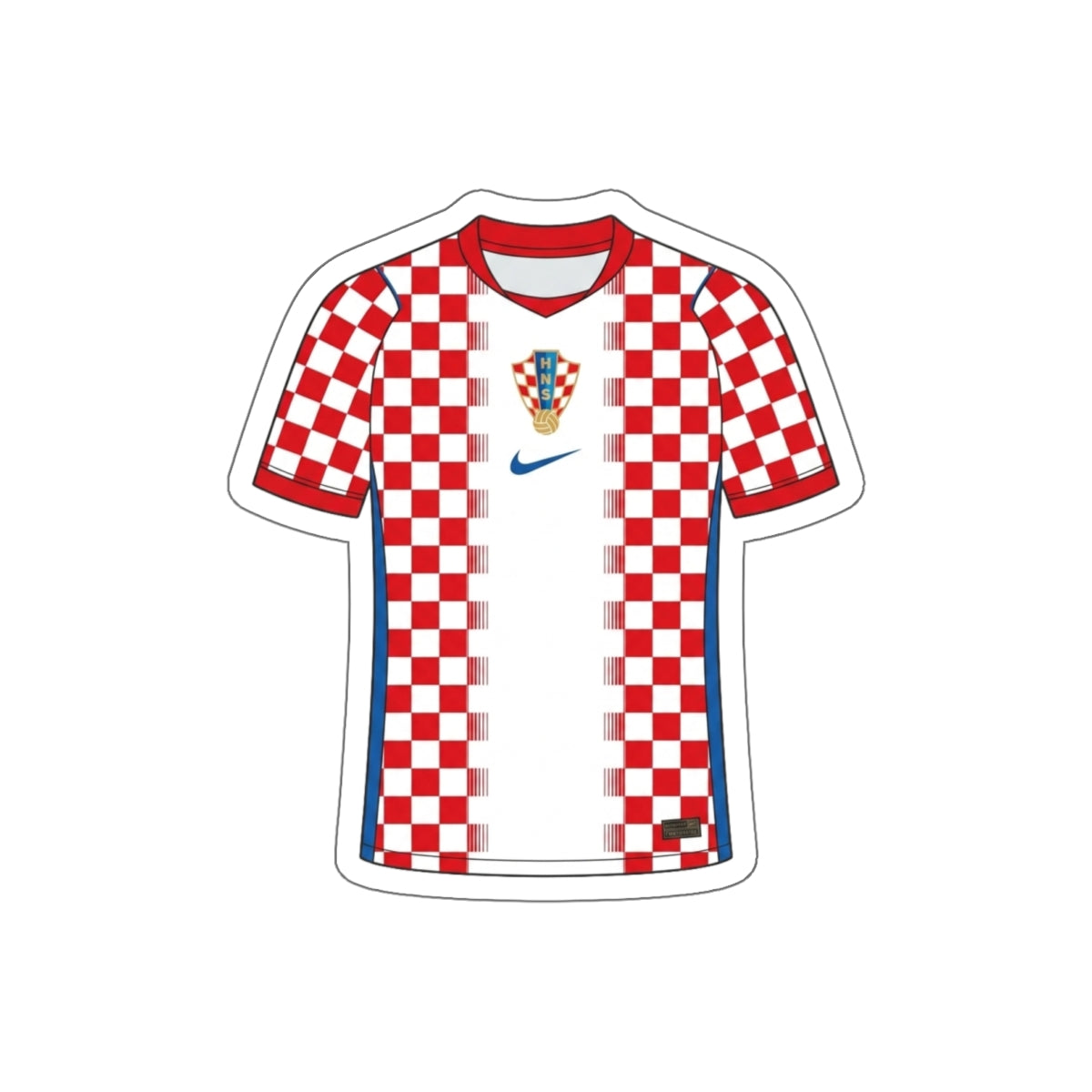 Croatia 2026 Home Kit Die-Cut Sticker – Football Vinyl Decal