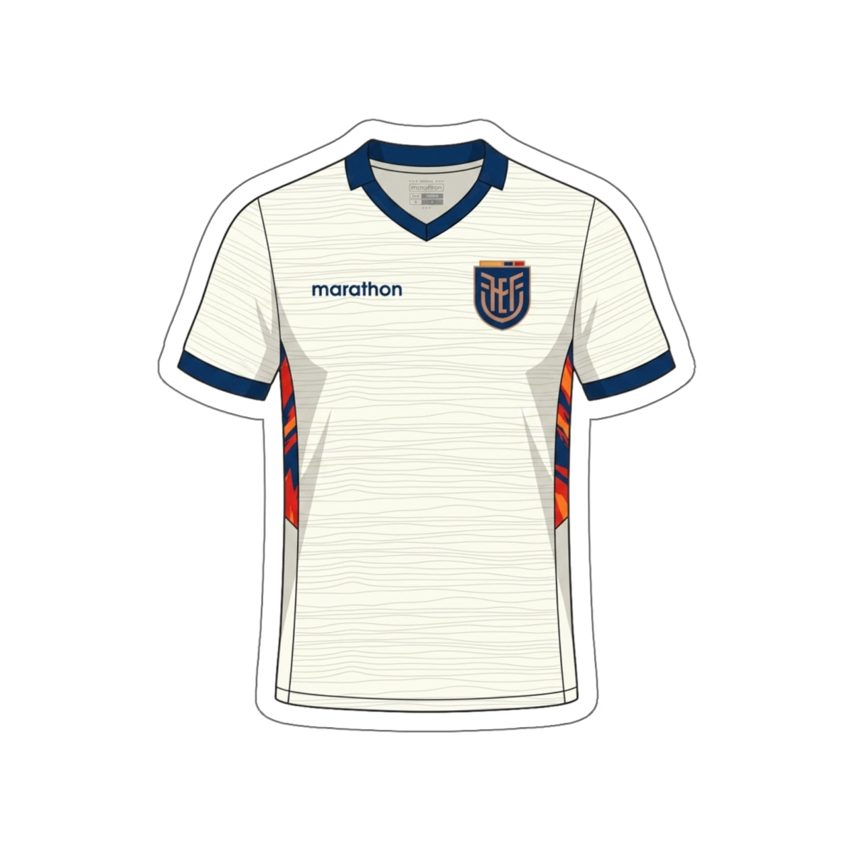 Ecuador 2026 Third Kit Die-Cut Sticker – Football Vinyl Decal