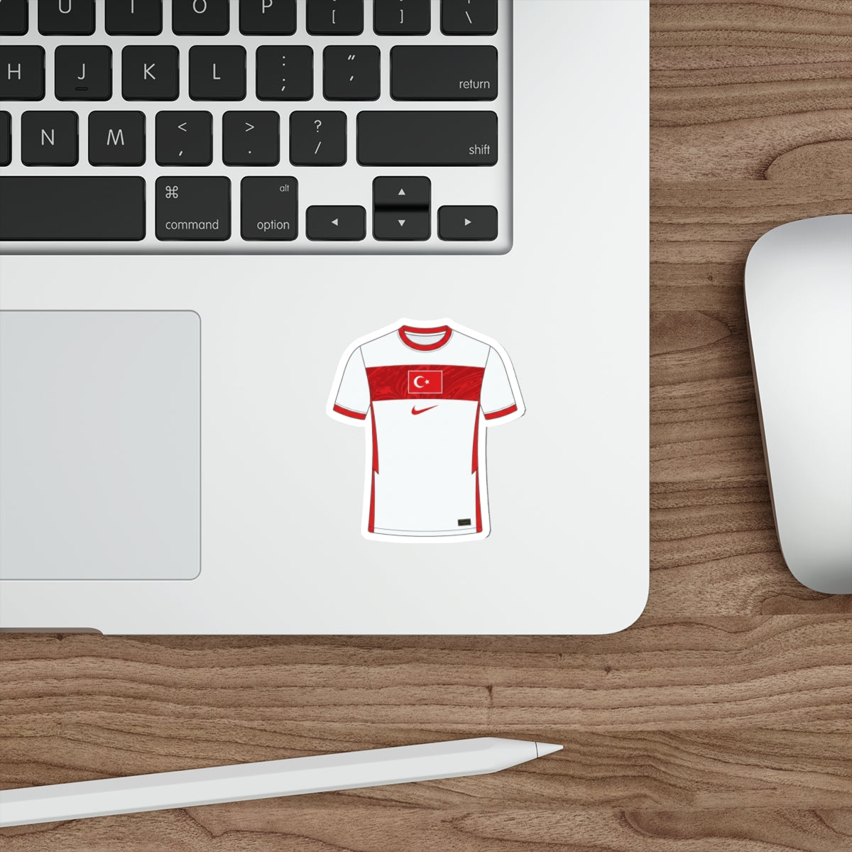 Turkey 2024 Home Kit Die-Cut Sticker – Football Vinyl Decal