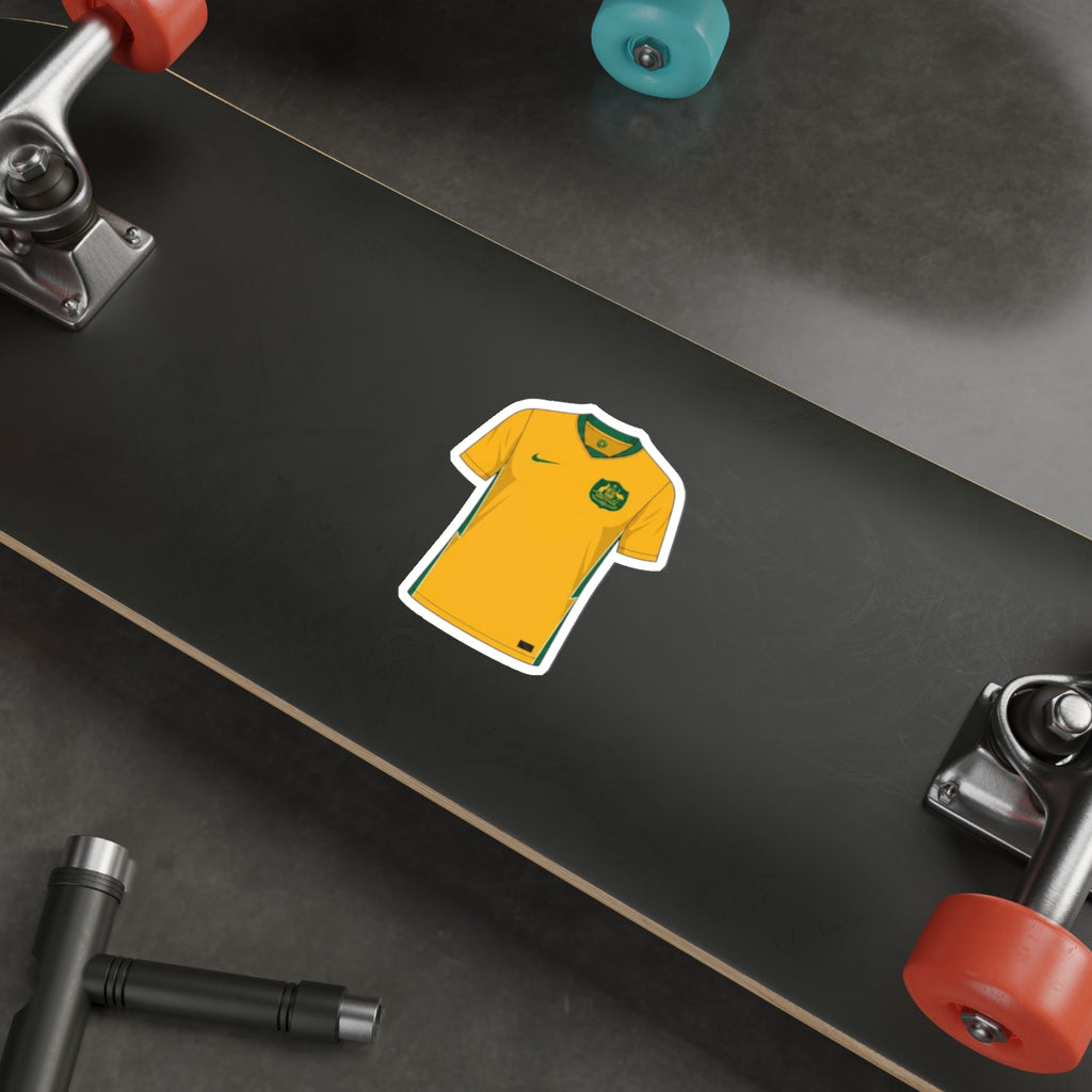 Australia 2026 Home Kit Die-Cut Sticker – Soccer Vinyl Decal