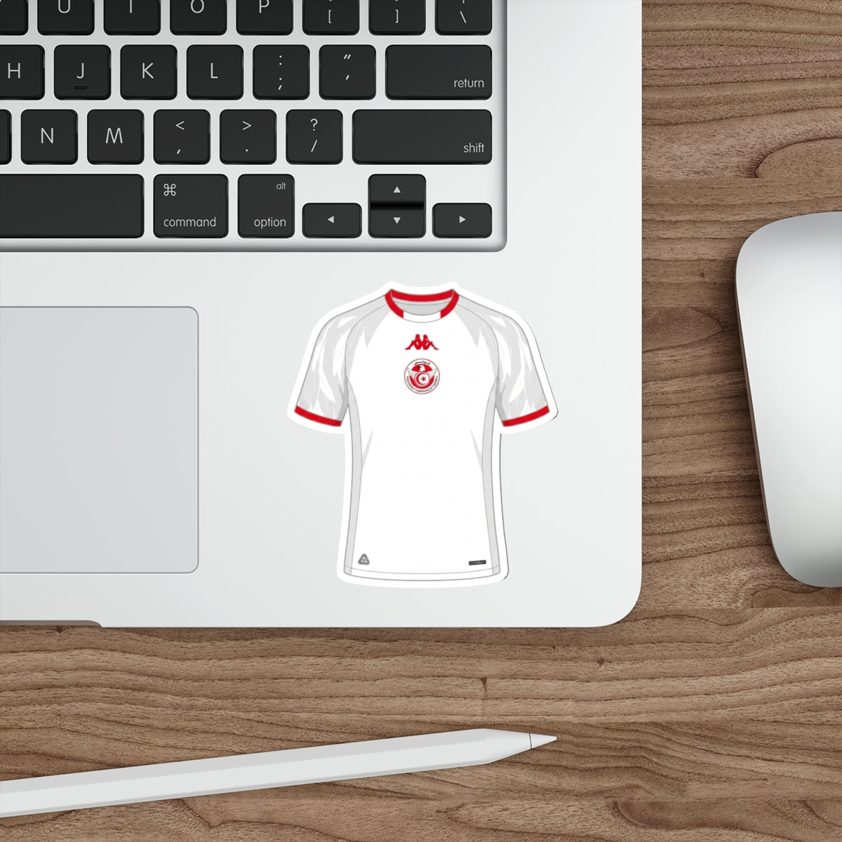 Tunisia 2026 Home Kit Die-Cut Sticker – Football Vinyl Decal