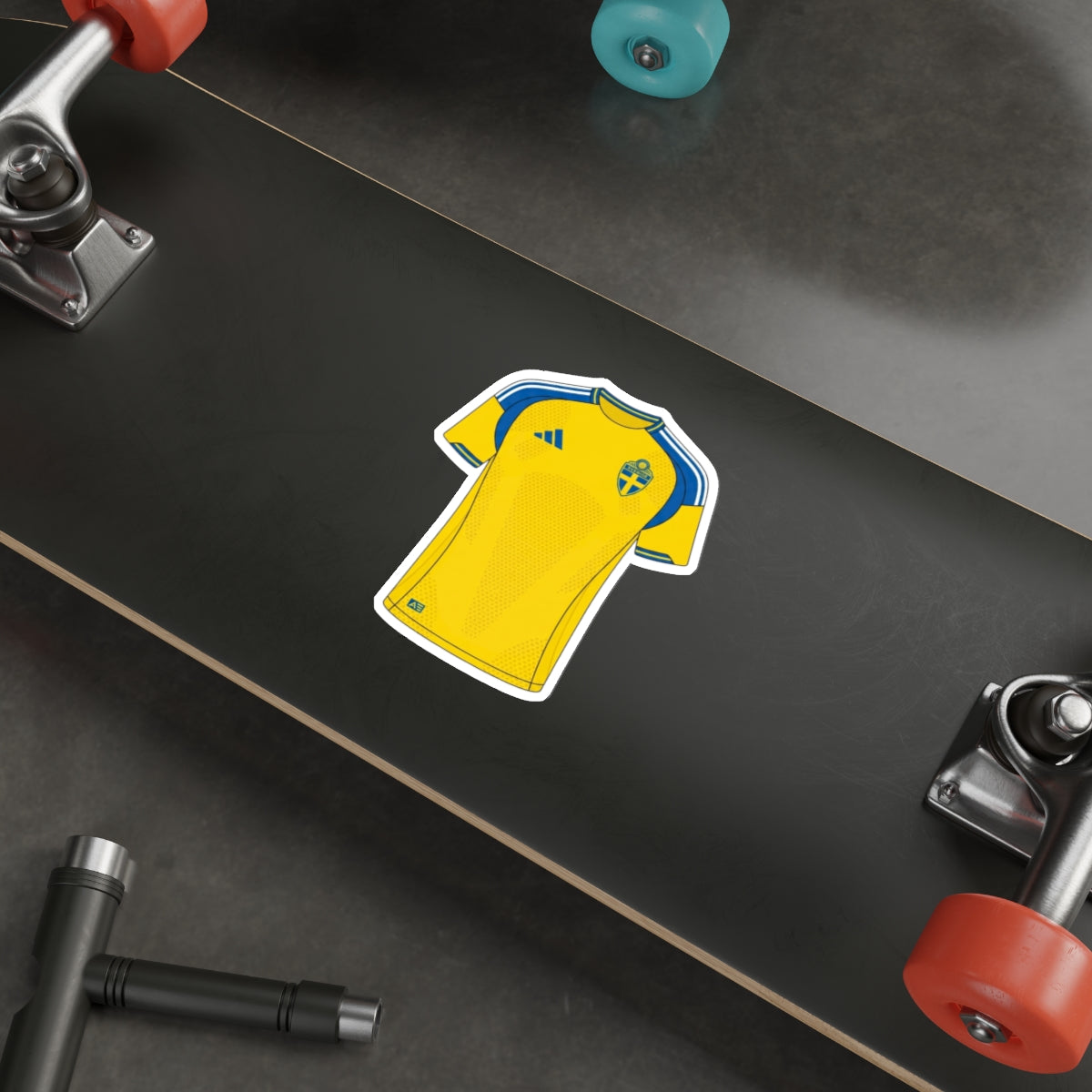 Sweden 2026 Home Kit Die-Cut Sticker – Football Vinyl Decal