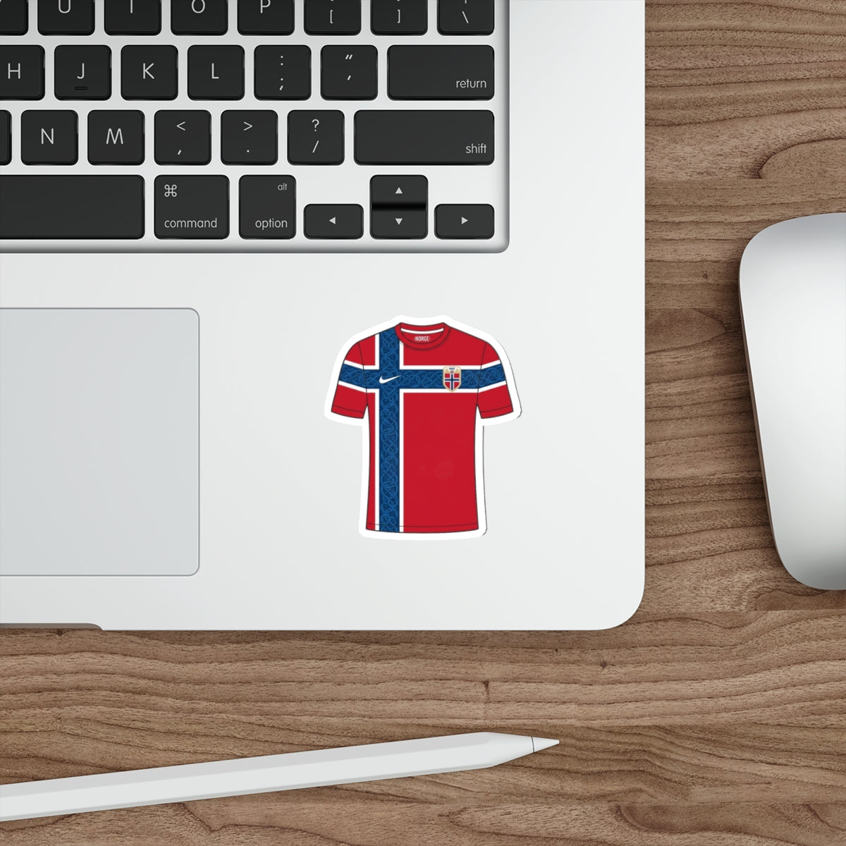 Norway 2026 Home Kit Die-Cut Sticker – Football Vinyl Decal