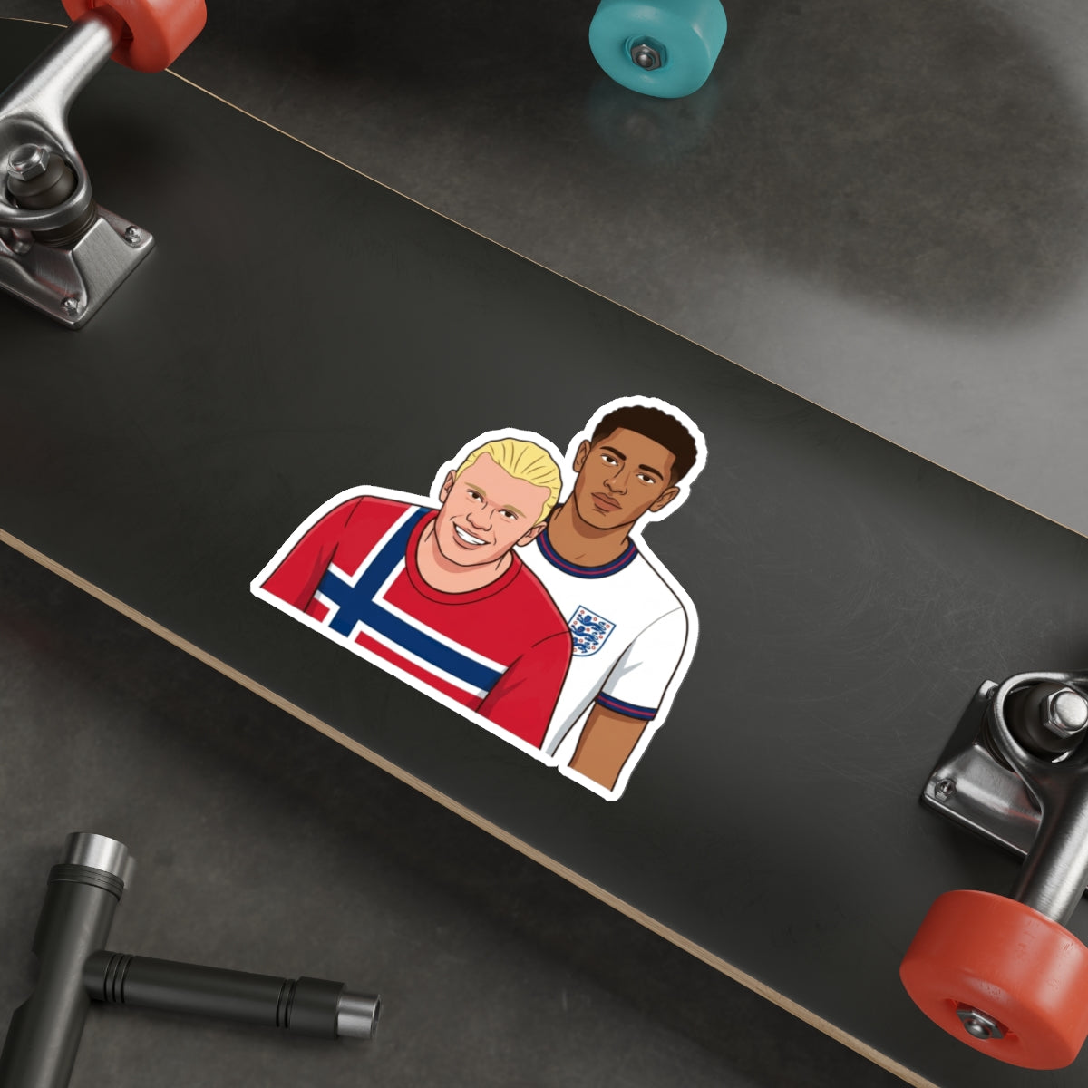 Haaland & Bellingham - ¿Dónde Están Las Rubias? Sticker