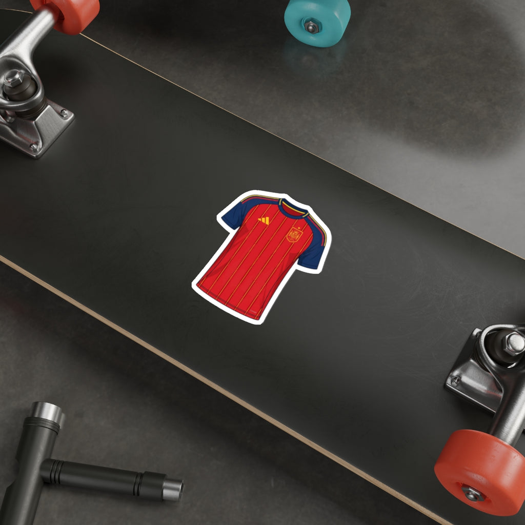 Spain 2026 Home Kit Die-Cut Sticker – Football Vinyl Decal