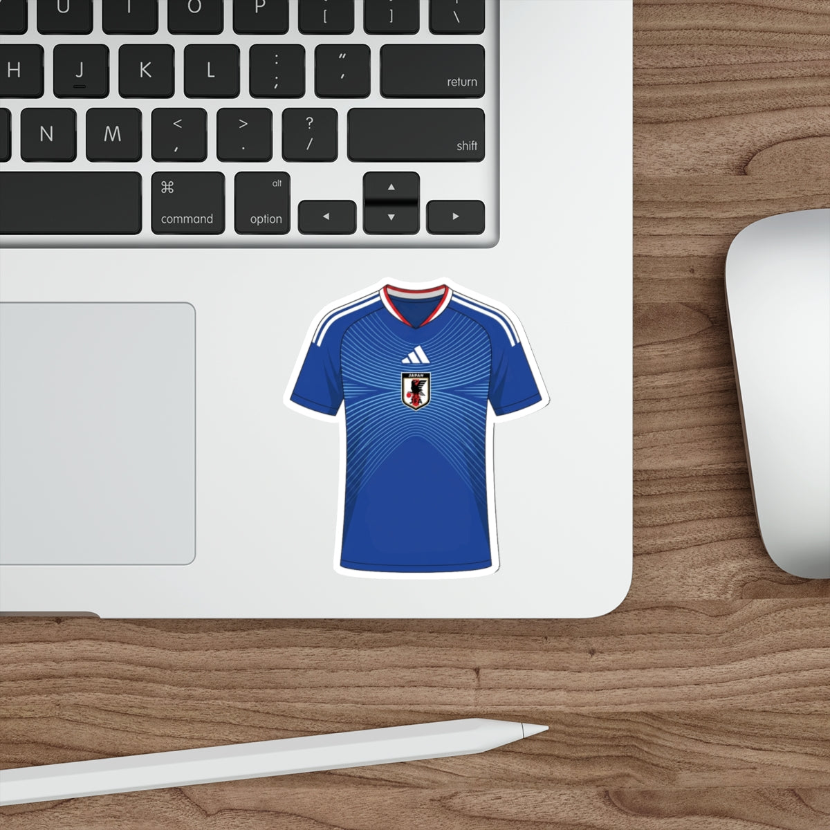 Japan 2026 Home Kit Die-Cut Sticker – Samurai Blue Soccer Decal