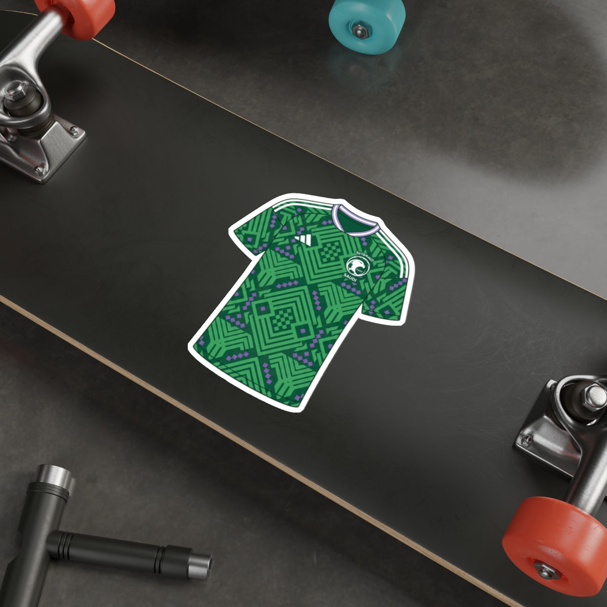 Saudi Arabia 2026 Home Kit Die-Cut Sticker – Football Vinyl Decal