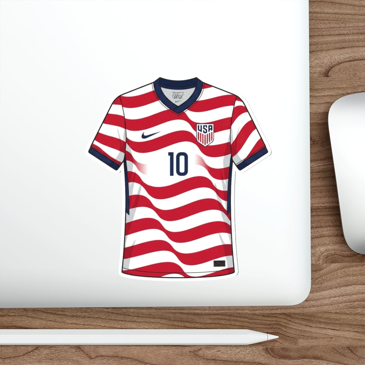 USA 2026 Home Kit Die-Cut Sticker – USMNT Soccer Vinyl Decal