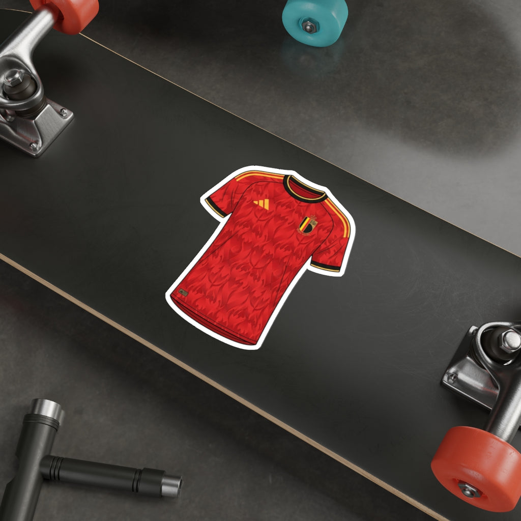 Belgium 2026 Home Kit Die-Cut Sticker – Football Vinyl Decal