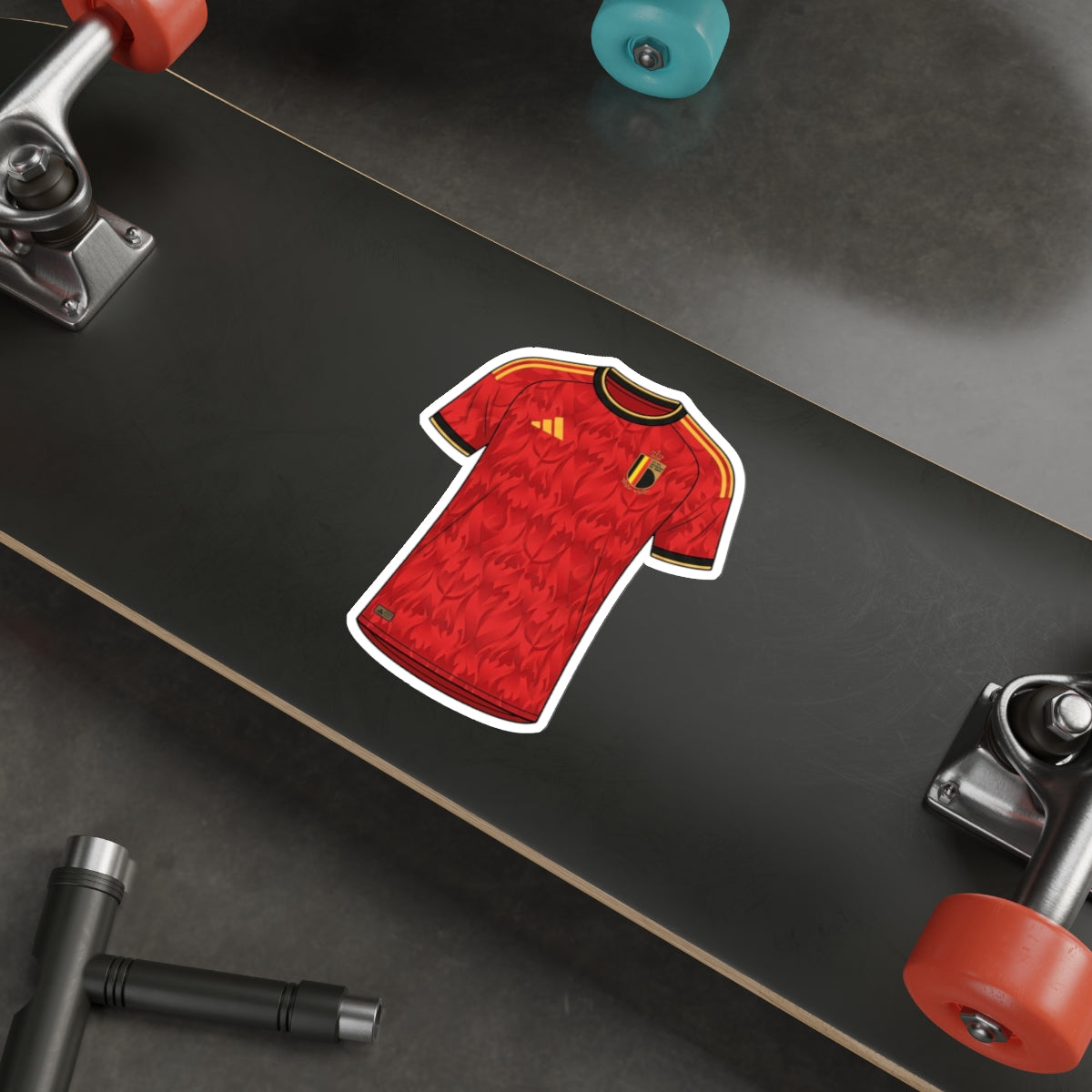 Belgium 2026 Home Kit Die-Cut Sticker – Football Vinyl Decal