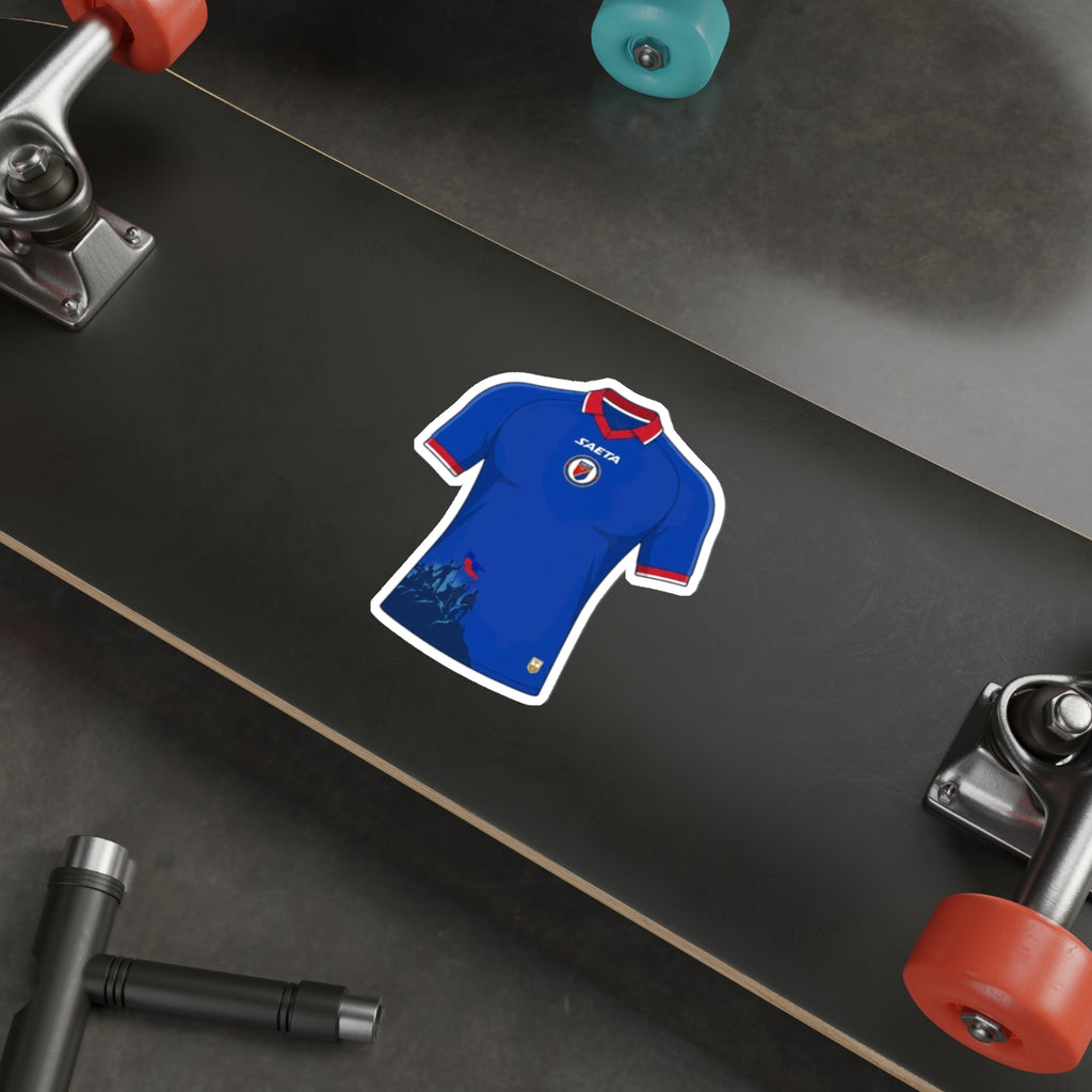Haiti 2026 Home Kit Die-Cut Sticker – Les Grenadiers Vinyl Decal