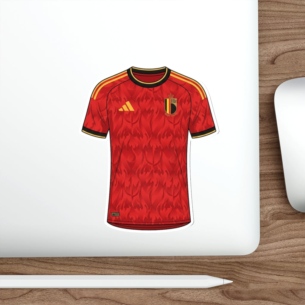 Belgium 2026 Home Kit Die-Cut Sticker – Football Vinyl Decal