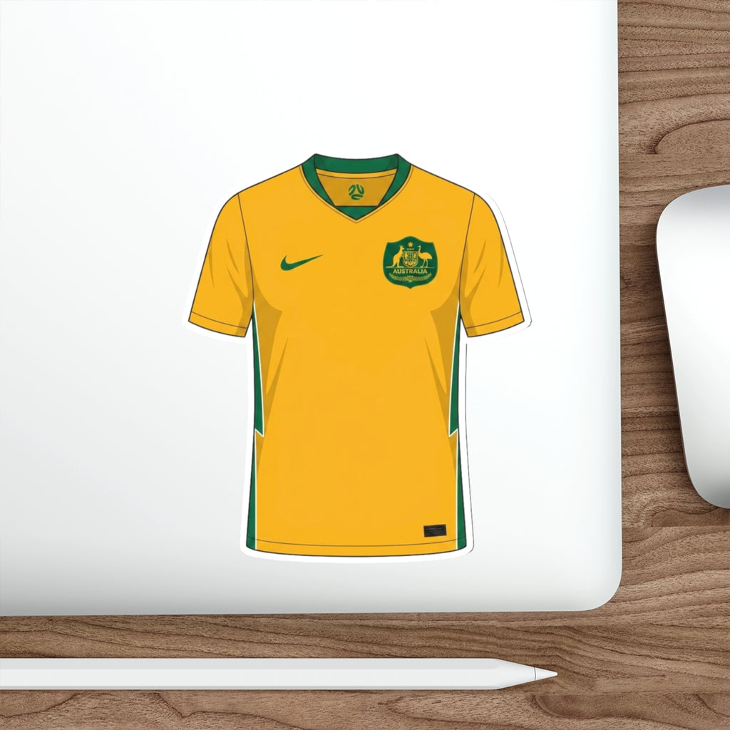 Australia 2026 Home Kit Die-Cut Sticker – Soccer Vinyl Decal