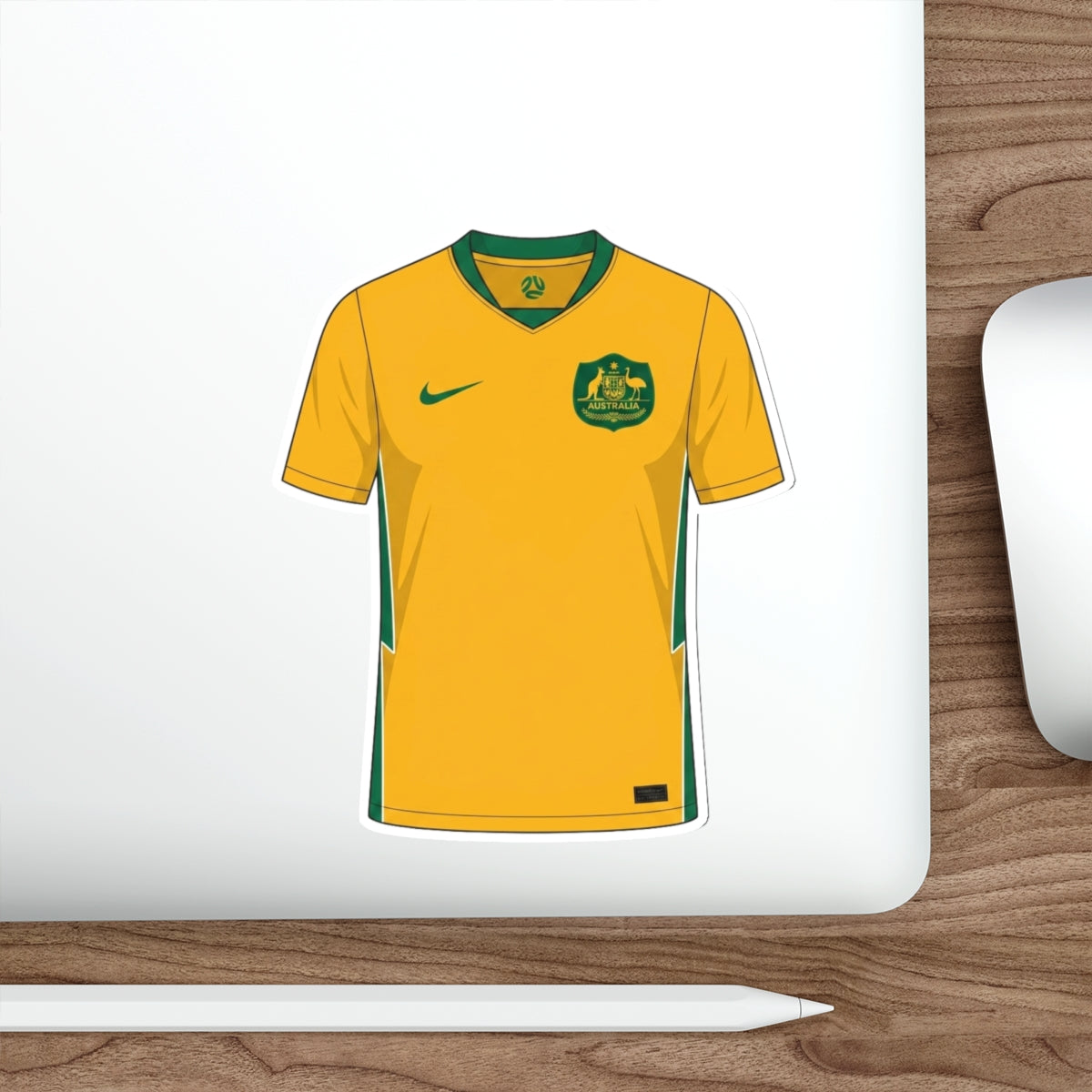 Australia 2026 Home Kit Die-Cut Sticker – Soccer Vinyl Decal