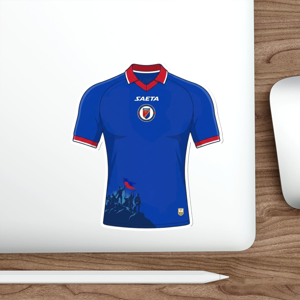 Haiti 2026 Home Kit Die-Cut Sticker – Les Grenadiers Vinyl Decal