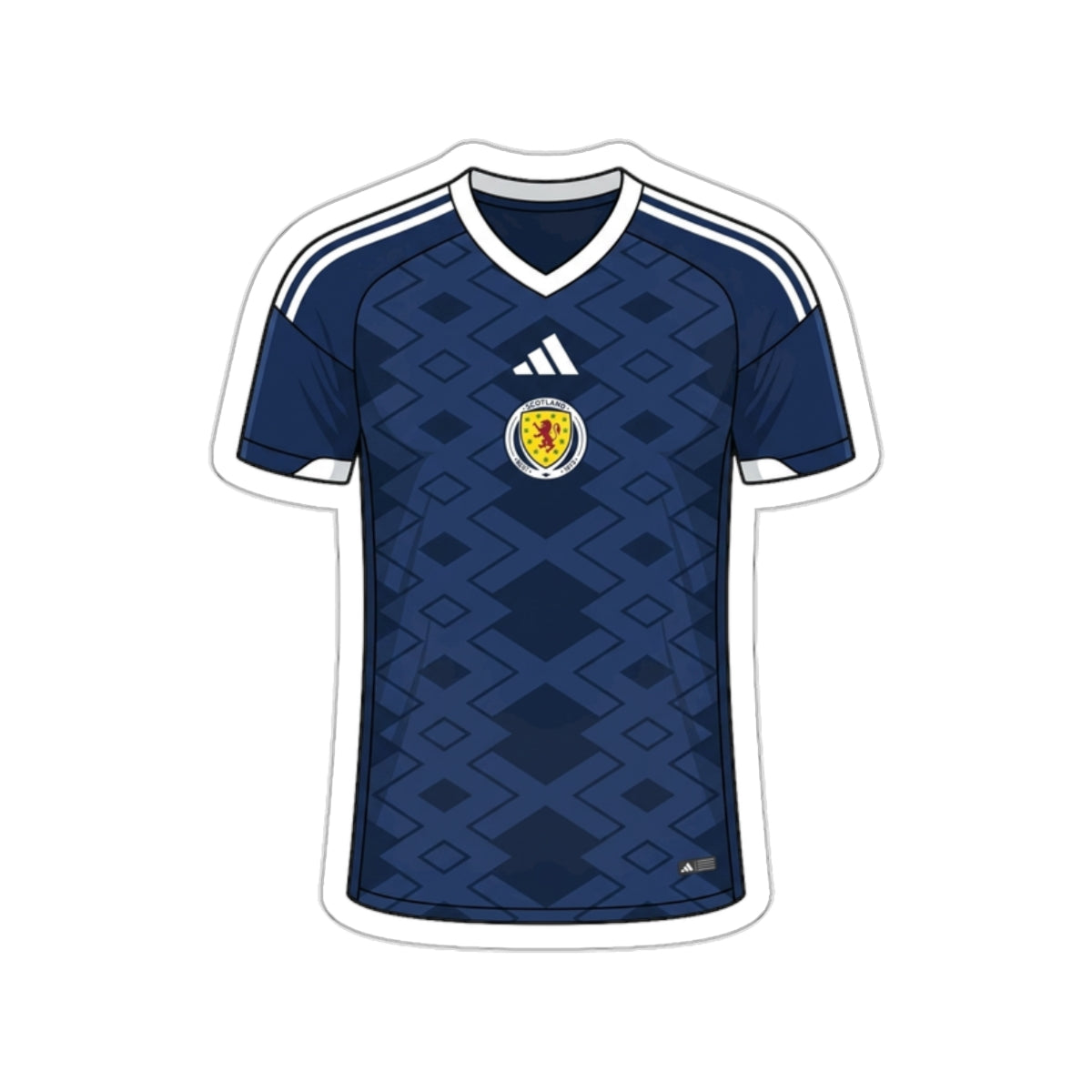 Scotland 2026 Home Kit Die-Cut Sticker – Football Vinyl Decal