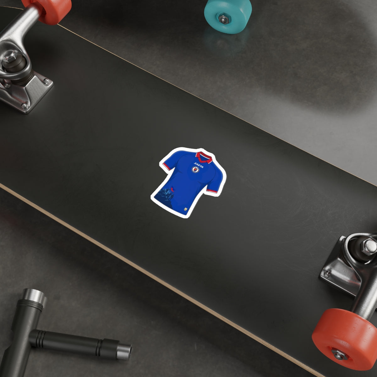 Haiti 2026 Home Kit Die-Cut Sticker – Les Grenadiers Vinyl Decal