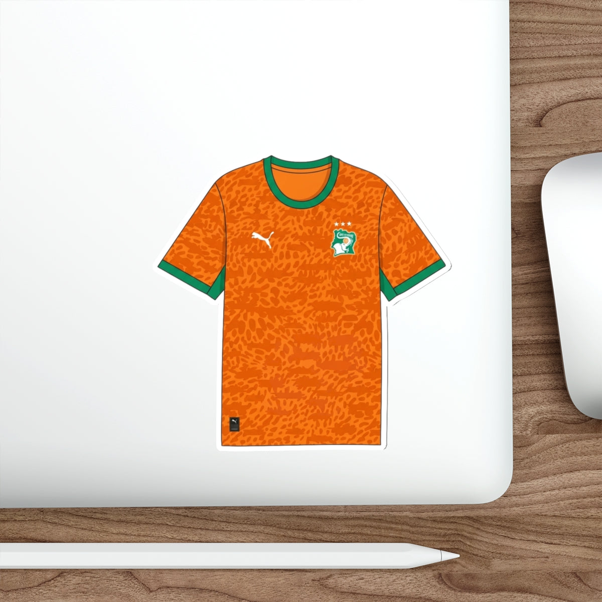 Ivory Coast 2026 Home Kit Die-Cut Sticker – Football Vinyl Decal