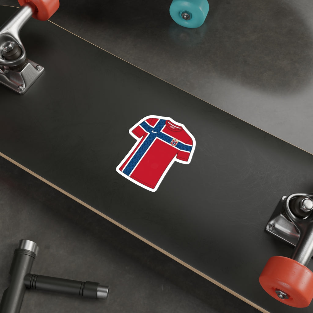 Norway 2026 Home Kit Die-Cut Sticker – Football Vinyl Decal
