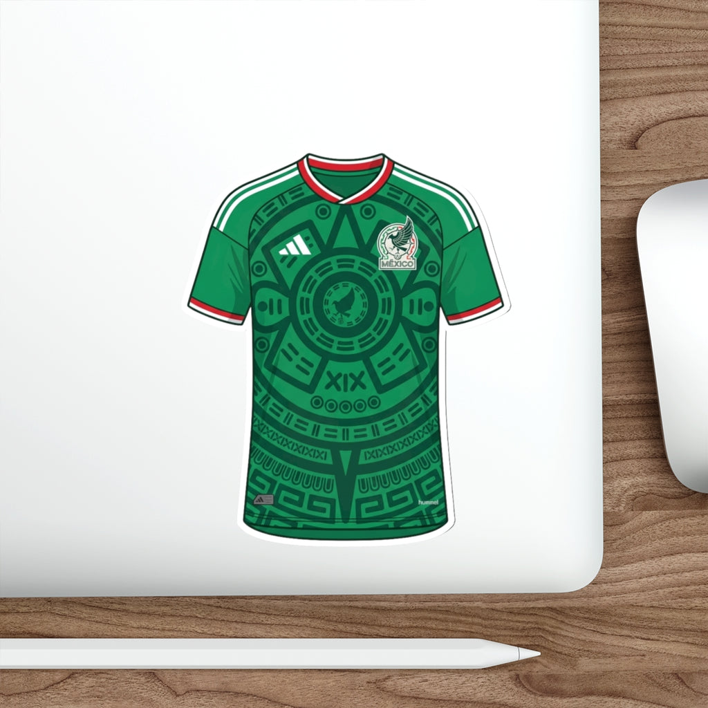Mexico 2026 Home Kit Die-Cut Sticker – Aztec Design Football Decal