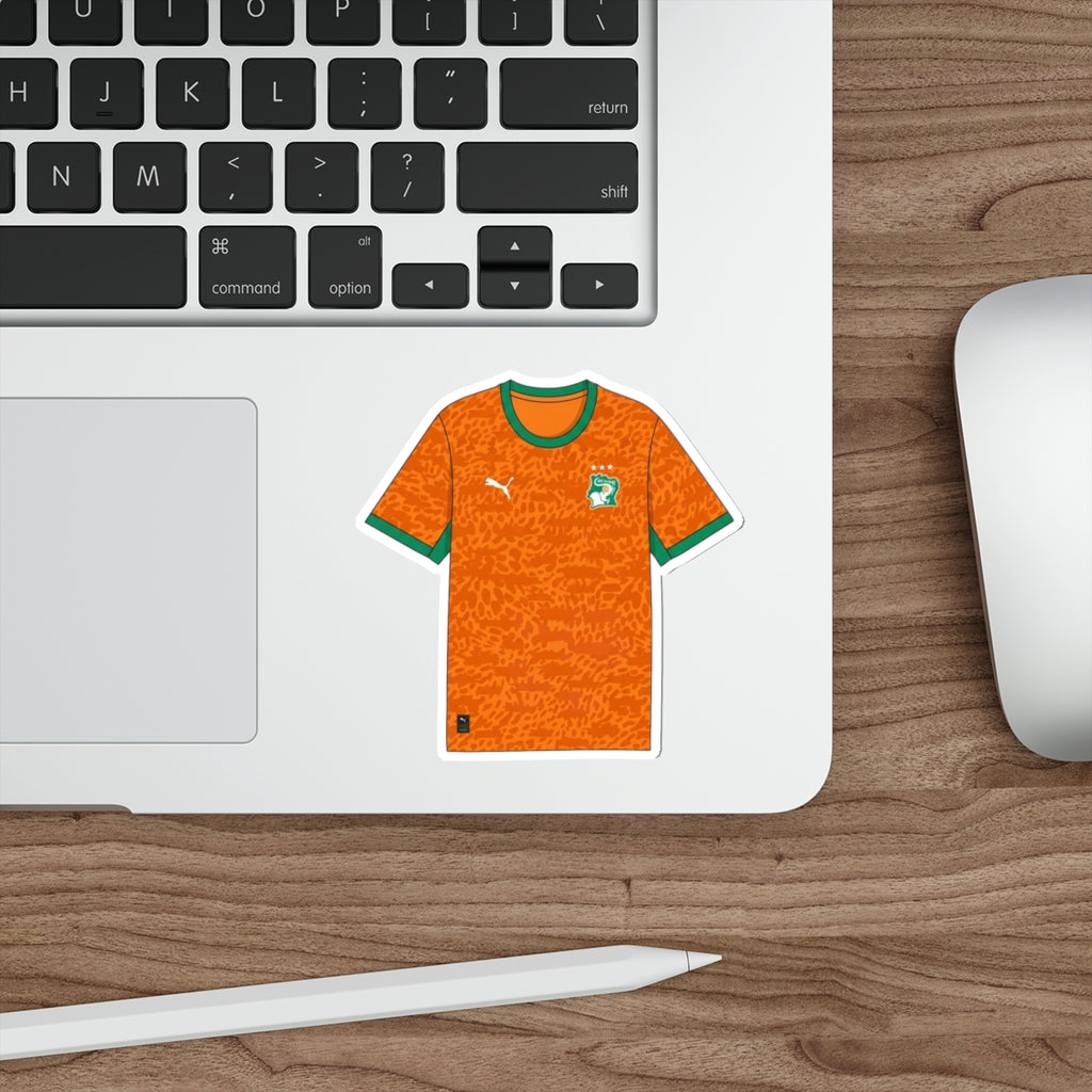 Ivory Coast 2026 Home Kit Die-Cut Sticker – Football Vinyl Decal