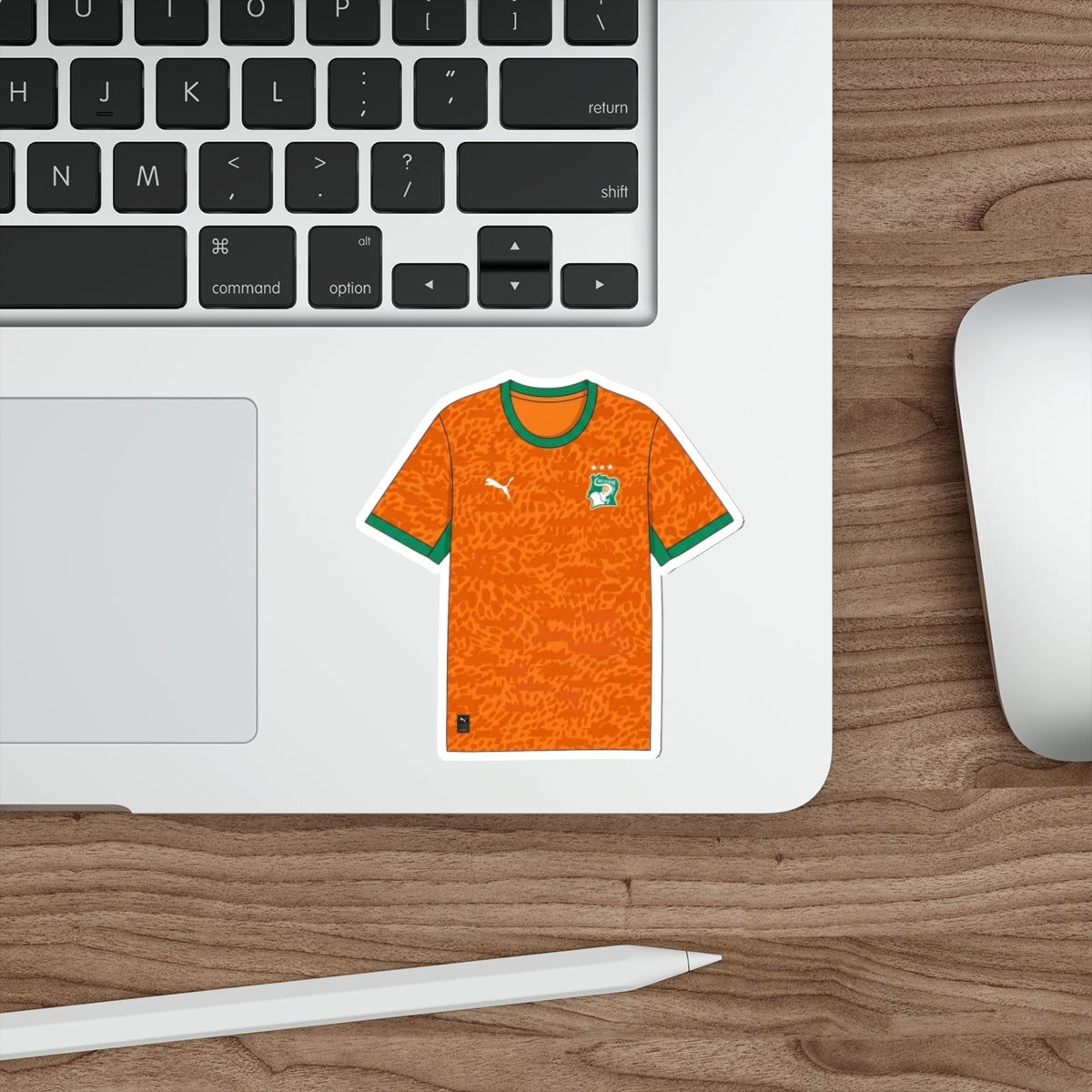 Ivory Coast 2026 Home Kit Die-Cut Sticker – Football Vinyl Decal