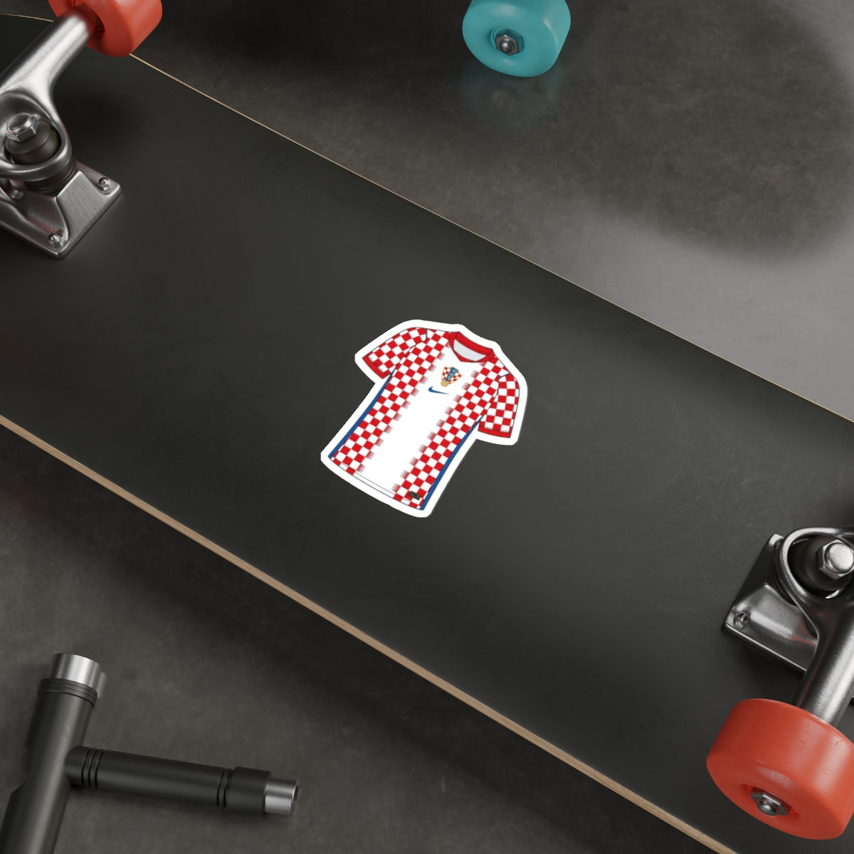 Croatia 2026 Home Kit Die-Cut Sticker – Football Vinyl Decal