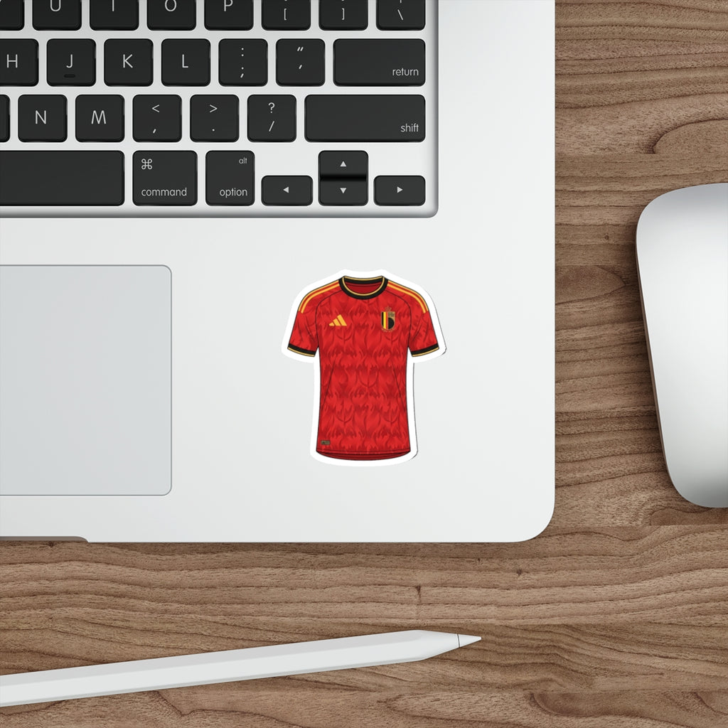 Belgium 2026 Home Kit Die-Cut Sticker – Football Vinyl Decal