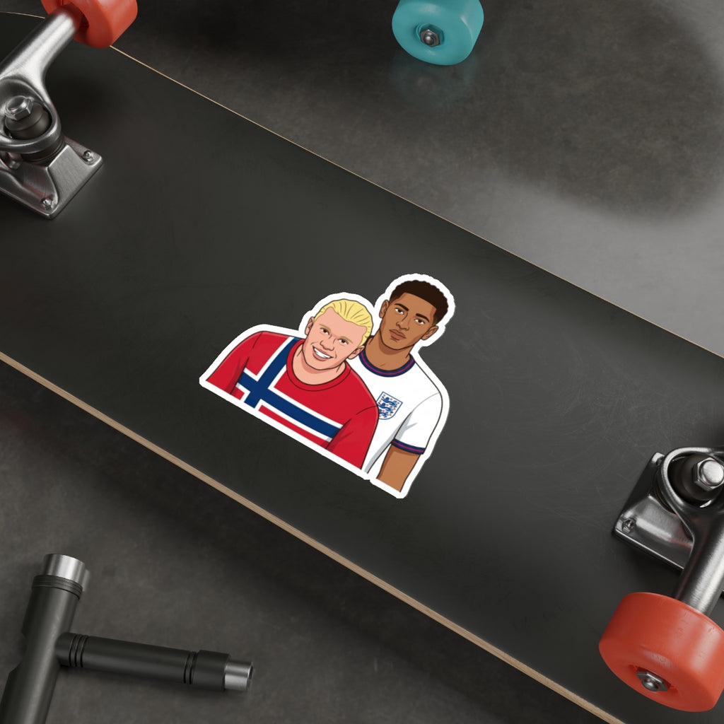 Haaland & Bellingham - ¿Dónde Están Las Rubias? Sticker