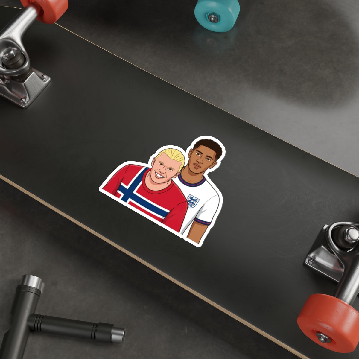 Haaland & Bellingham - ¿Dónde Están Las Rubias? Sticker