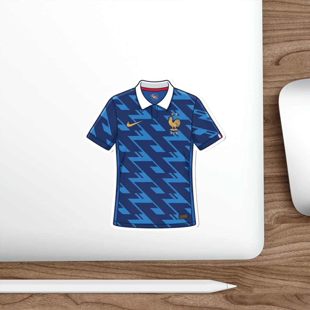 France 2026 Home Kit Die-Cut Sticker – Football Vinyl Decal