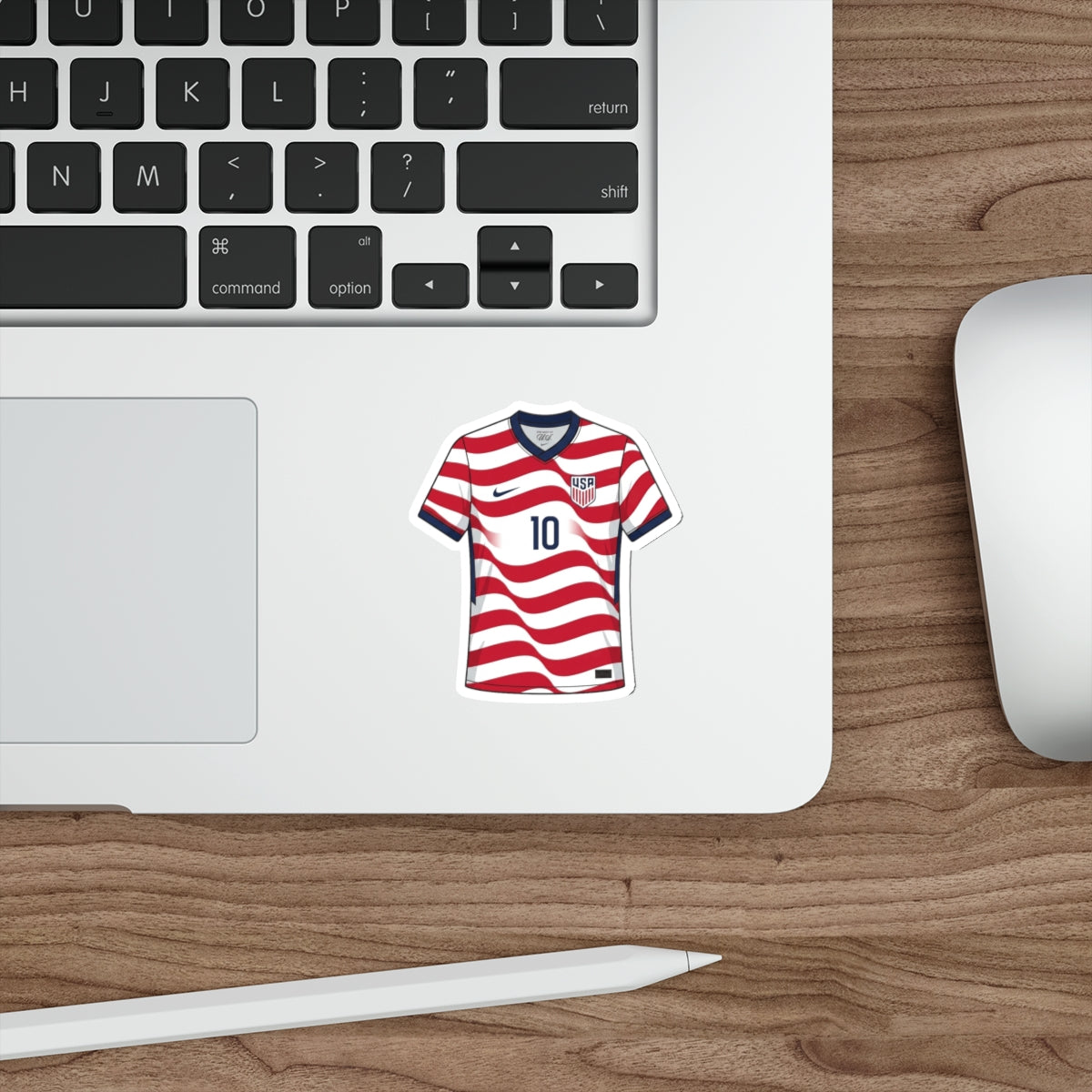 USA 2026 Home Kit Die-Cut Sticker – USMNT Soccer Vinyl Decal