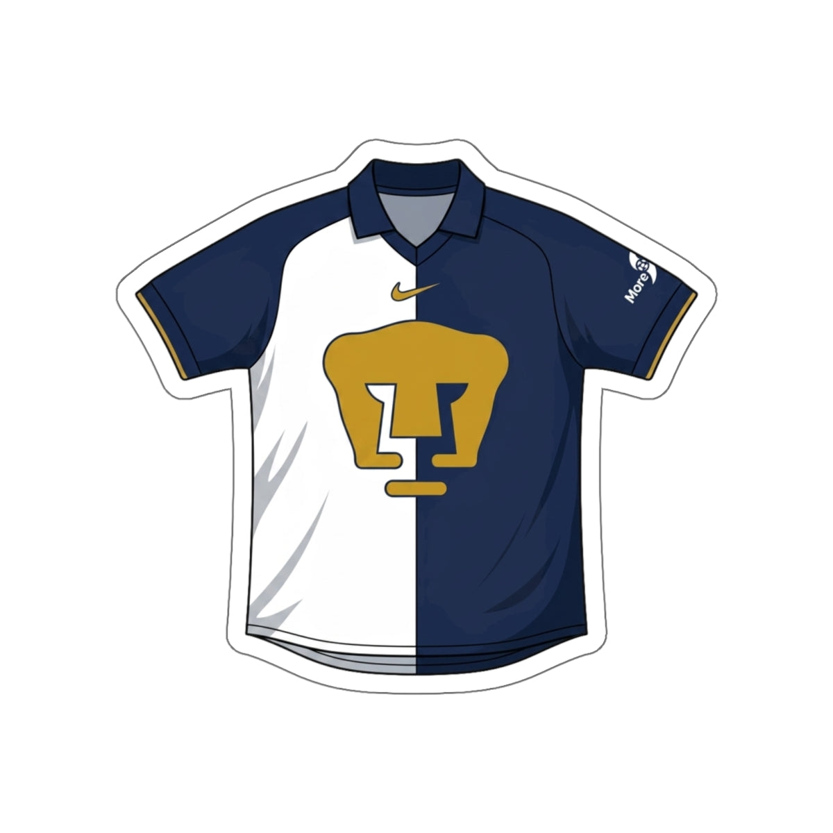 Vintage Nike Pumas UNAM Split Soccer Jersey