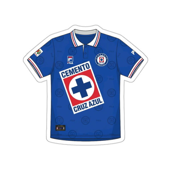 Vintage 1997-1998 Cruz Azul Fila Home Soccer Jersey