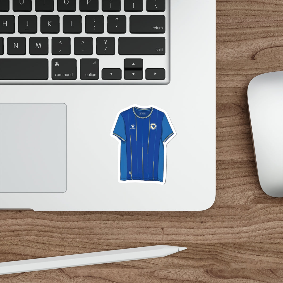 Bosnia & Herzegovina 2026 Home Kit Die-Cut Sticker – Soccer Vinyl Decal