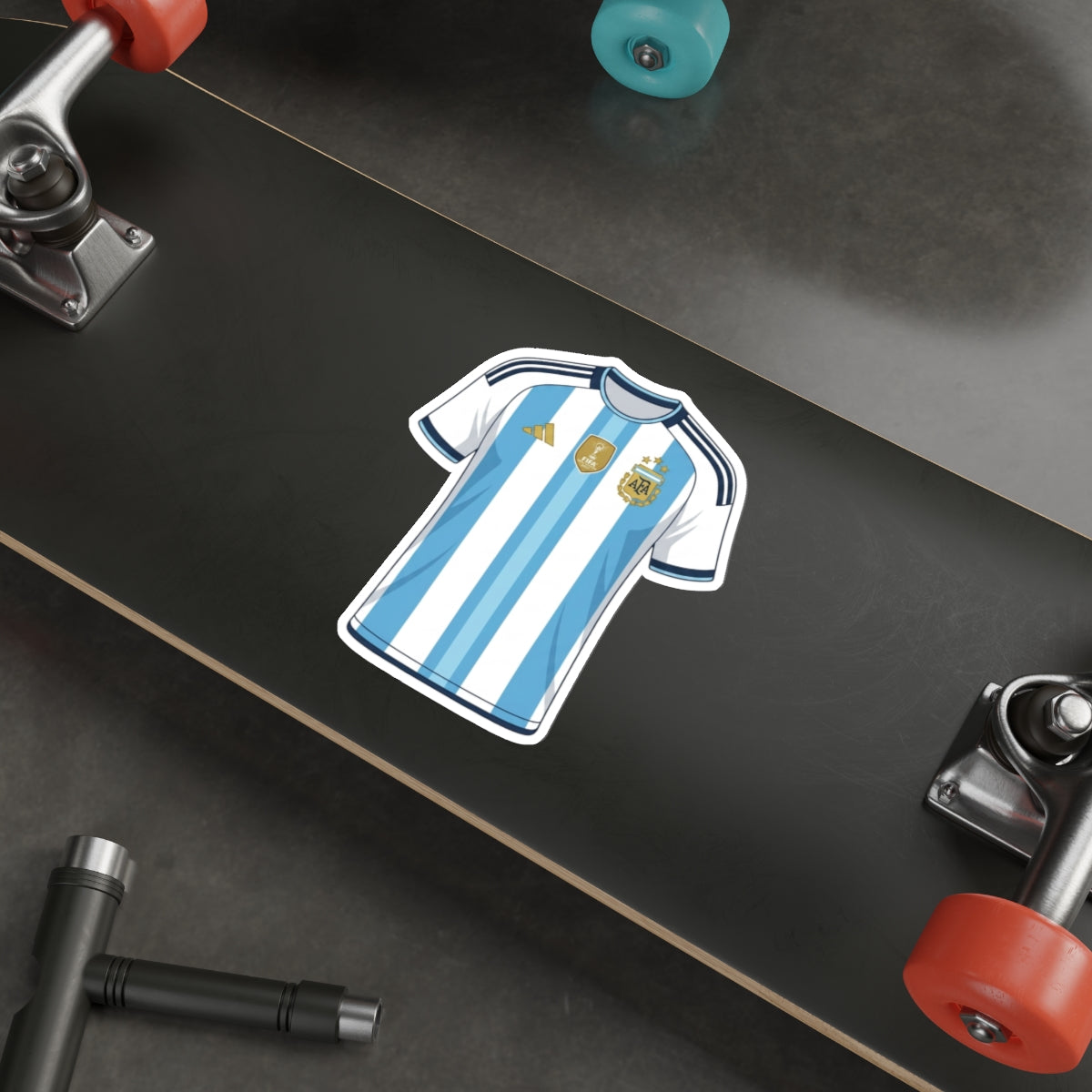 Argentina 2026 Home Kit Die-Cut Sticker – Football Vinyl Decal